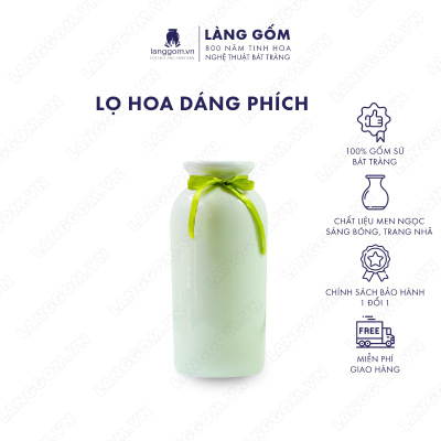 Lọ hoa Men ngọc phích
