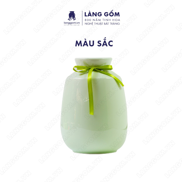 Lọ hoa Men ngọc giỏ cua cao