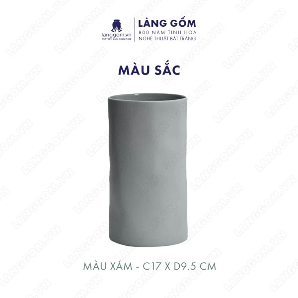 Lọ hoa Men mát giả nặn