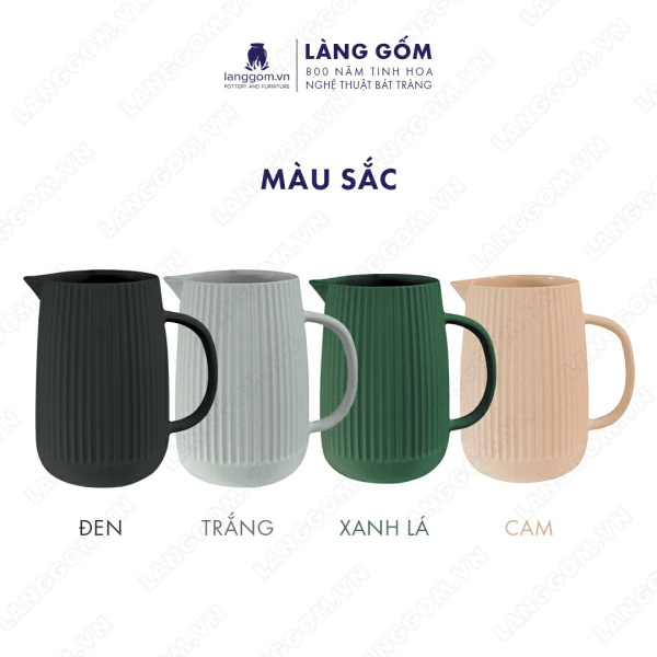 Lọ hoa Men mát dáng bình sữa