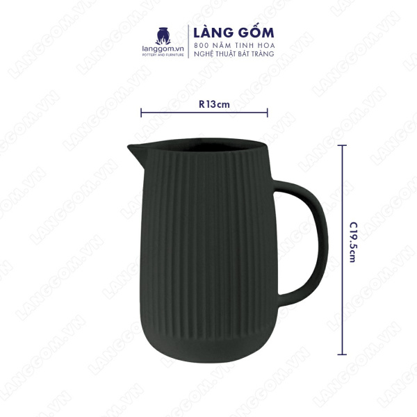 Lọ hoa Men mát dáng bình sữa