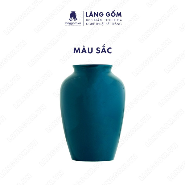 Lọ hoa Men ngọc vai vuông cao lạnh bảo