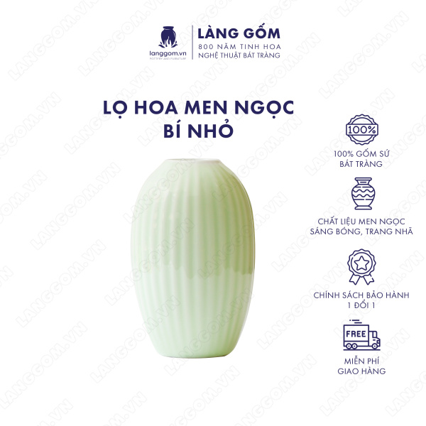 Lọ hoa Men ngọc bí nhỏ