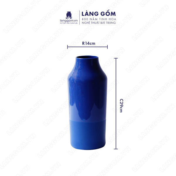 Lọ hoa Men mát dáng dài