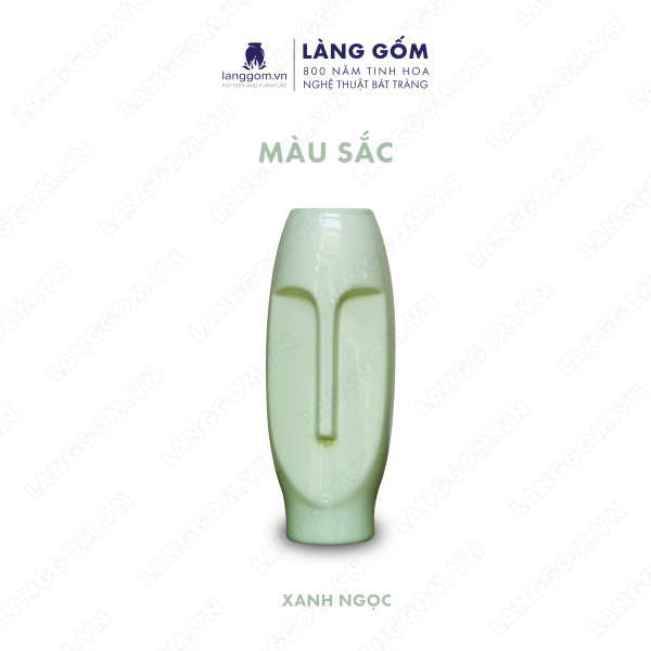 Lọ hoa Men ngọc lọ mặt